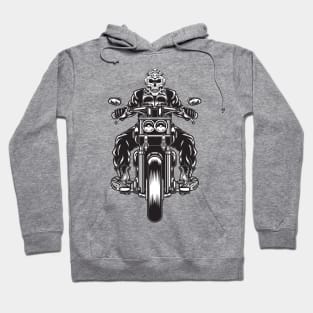 Vintage Skull Rider Hoodie